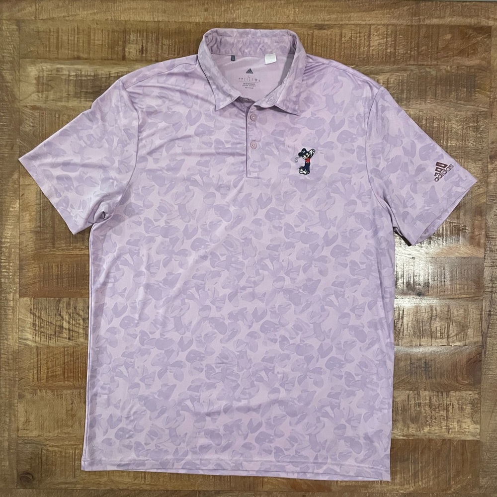 Adidas Disney Golf Mickey Mouse Prisma Print Polo - Picture 2 of 9